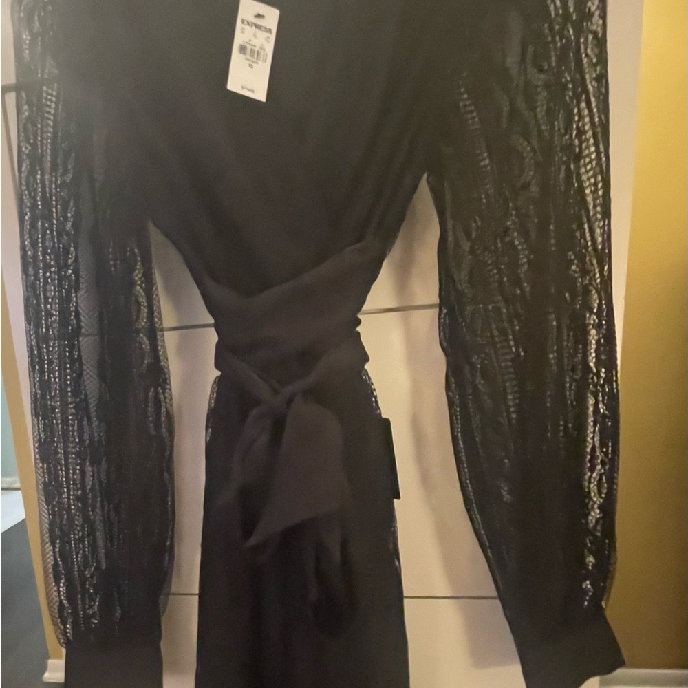 New with tags Express Black lace dress.